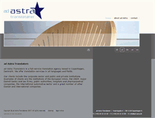 Tablet Screenshot of ad-astra.dk
