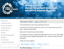 Tablet Screenshot of ad-astra.org